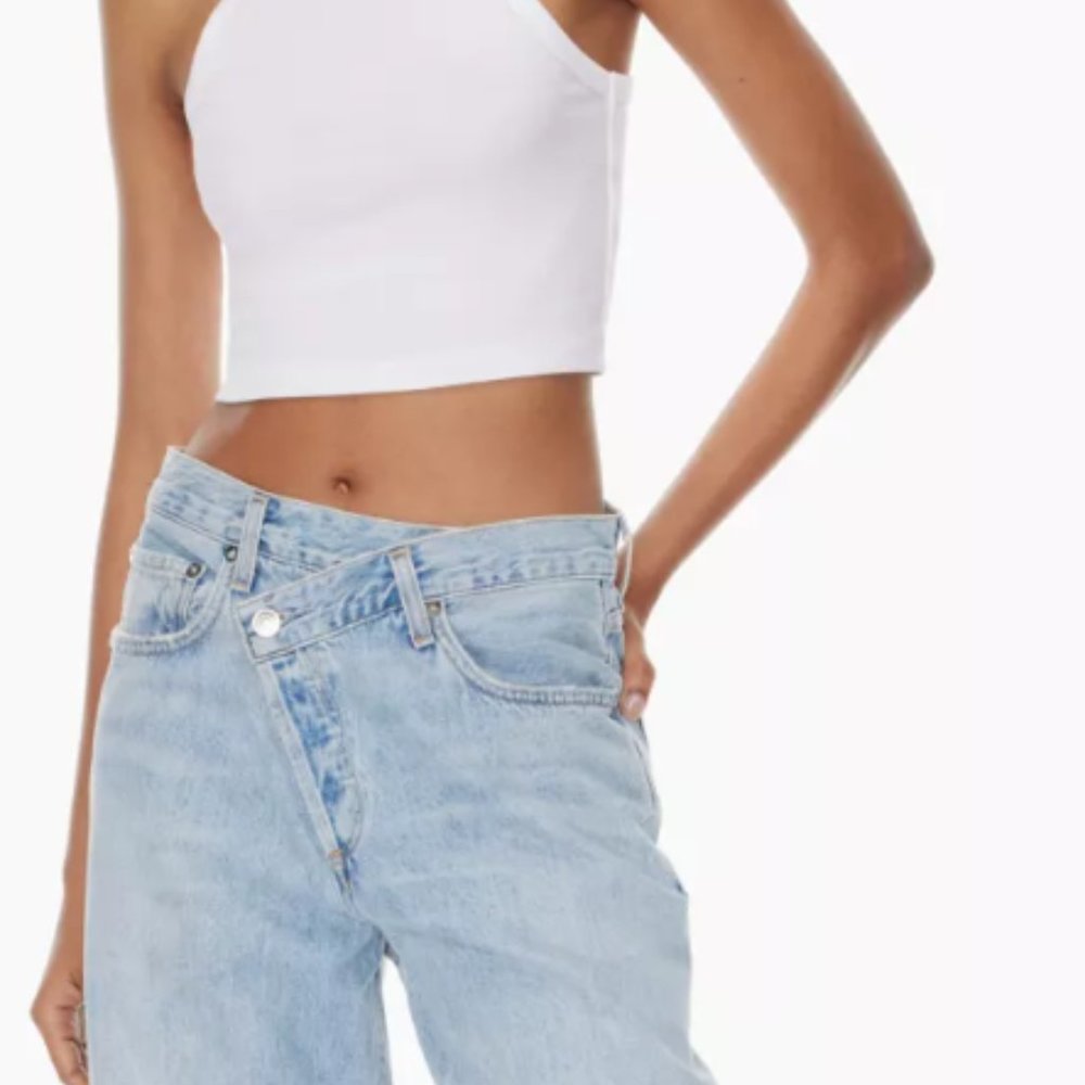 AGolde Criss Cross Jeans
